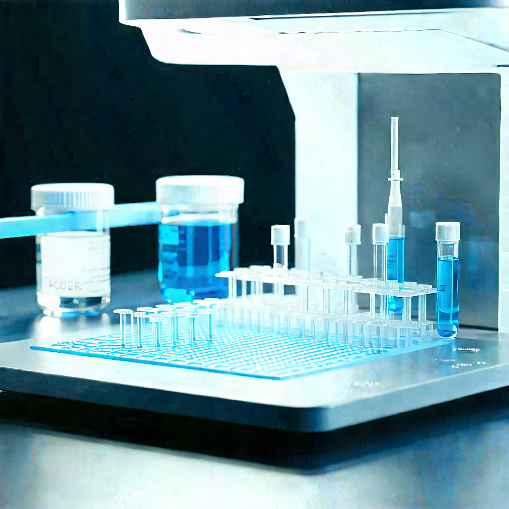 Healthcare Technology In (modern:1.35) Laboratory With White Table