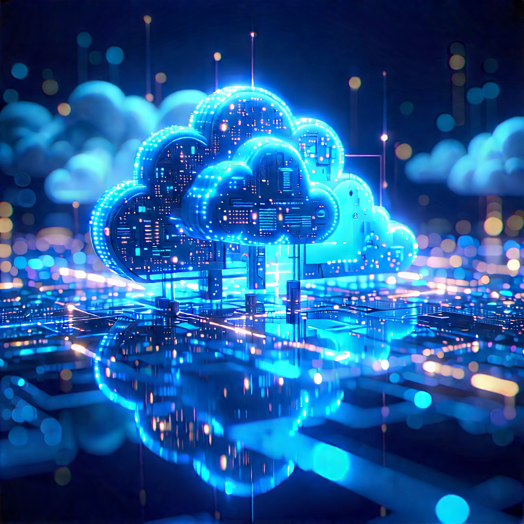 (cloud:1.25) Computing Visualization With Large, Blue