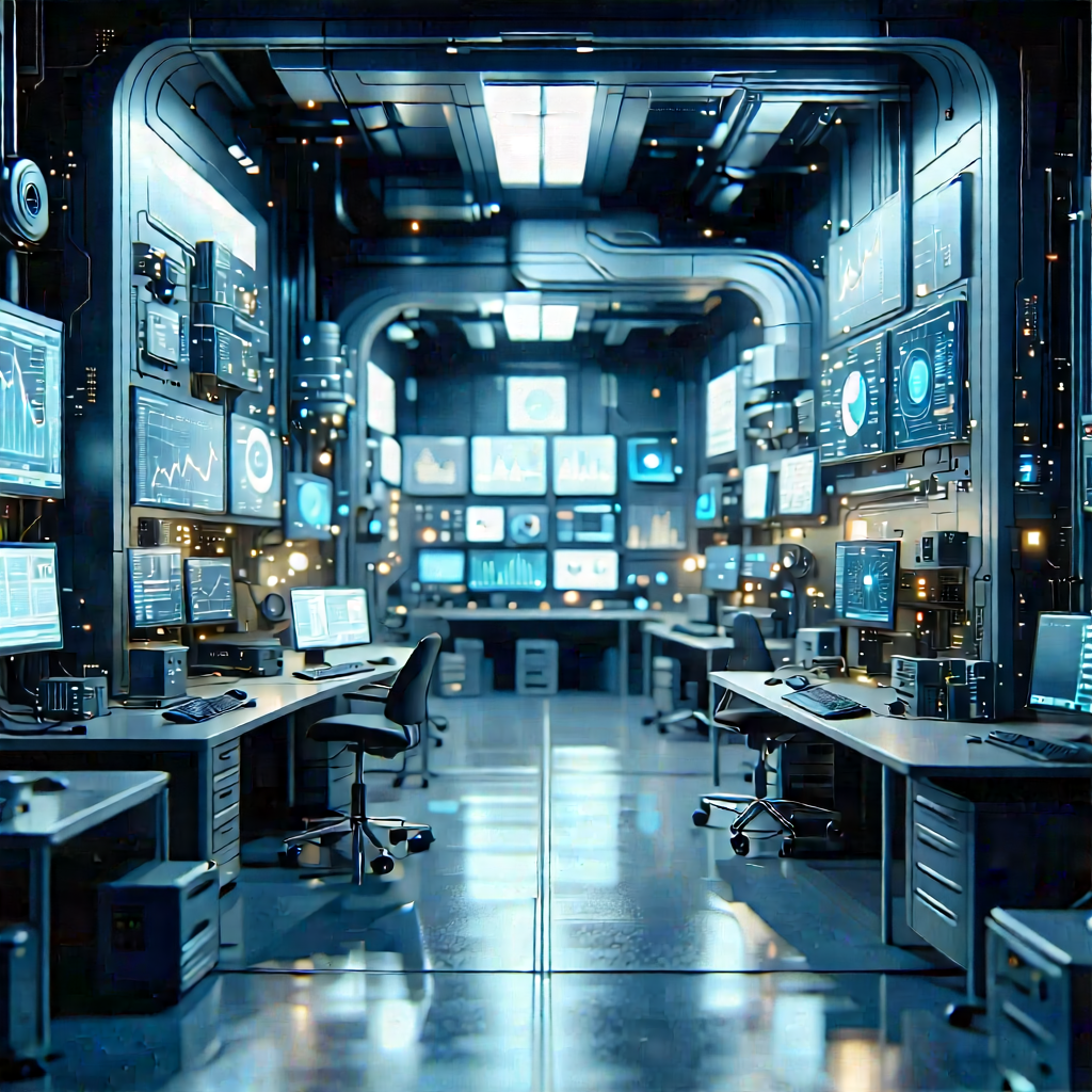 Financial Technology In Manufacturing Facility With Image, There