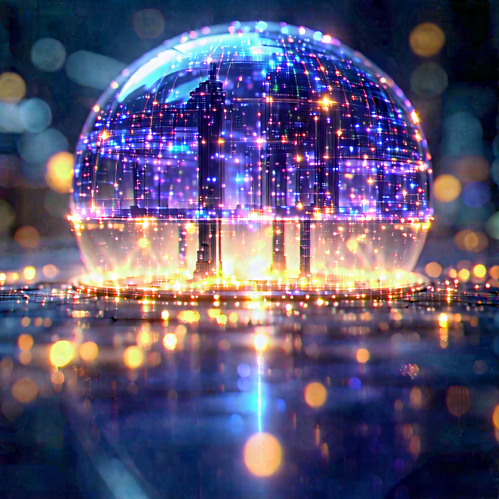 (digital:1.46) Transformation Visualization With Large, Illuminated