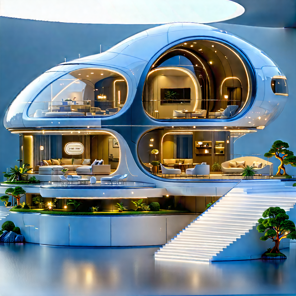 Futuristic smart home
