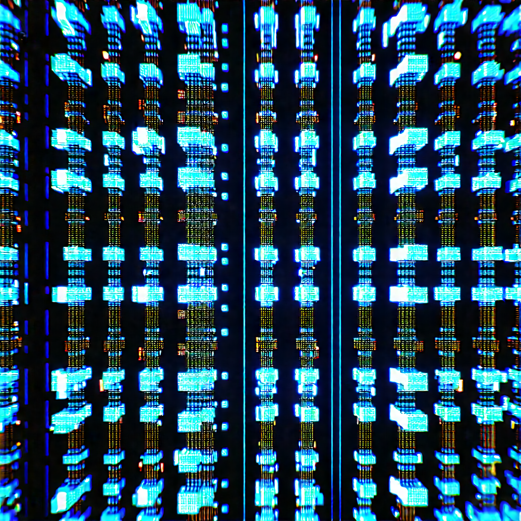 Close-up of sensor array