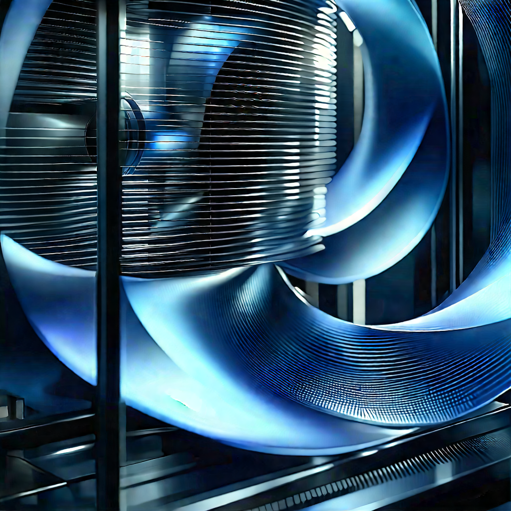 Close-up of cooling system