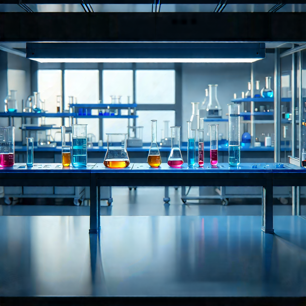 Educational Technology In Modern Laboratory With Laboratory Long