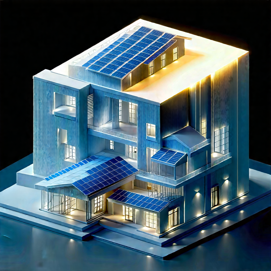 Innovative Renewable Energy (design:1.4) With Large, Modern