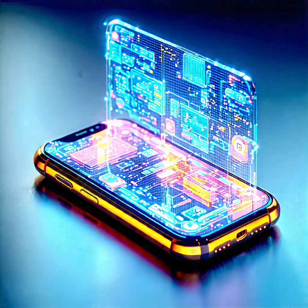 Smartphone With Holographic Display With Cell Phone