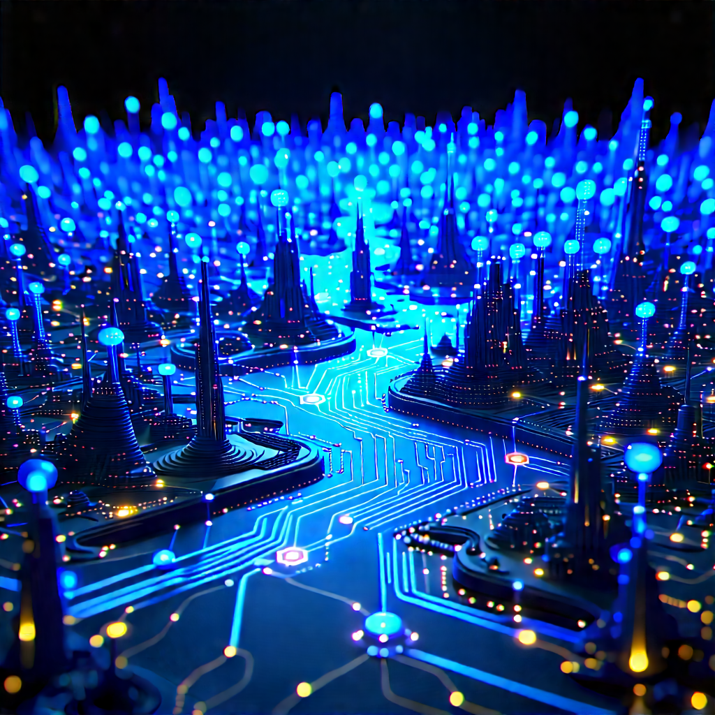 Blockchain network visualization