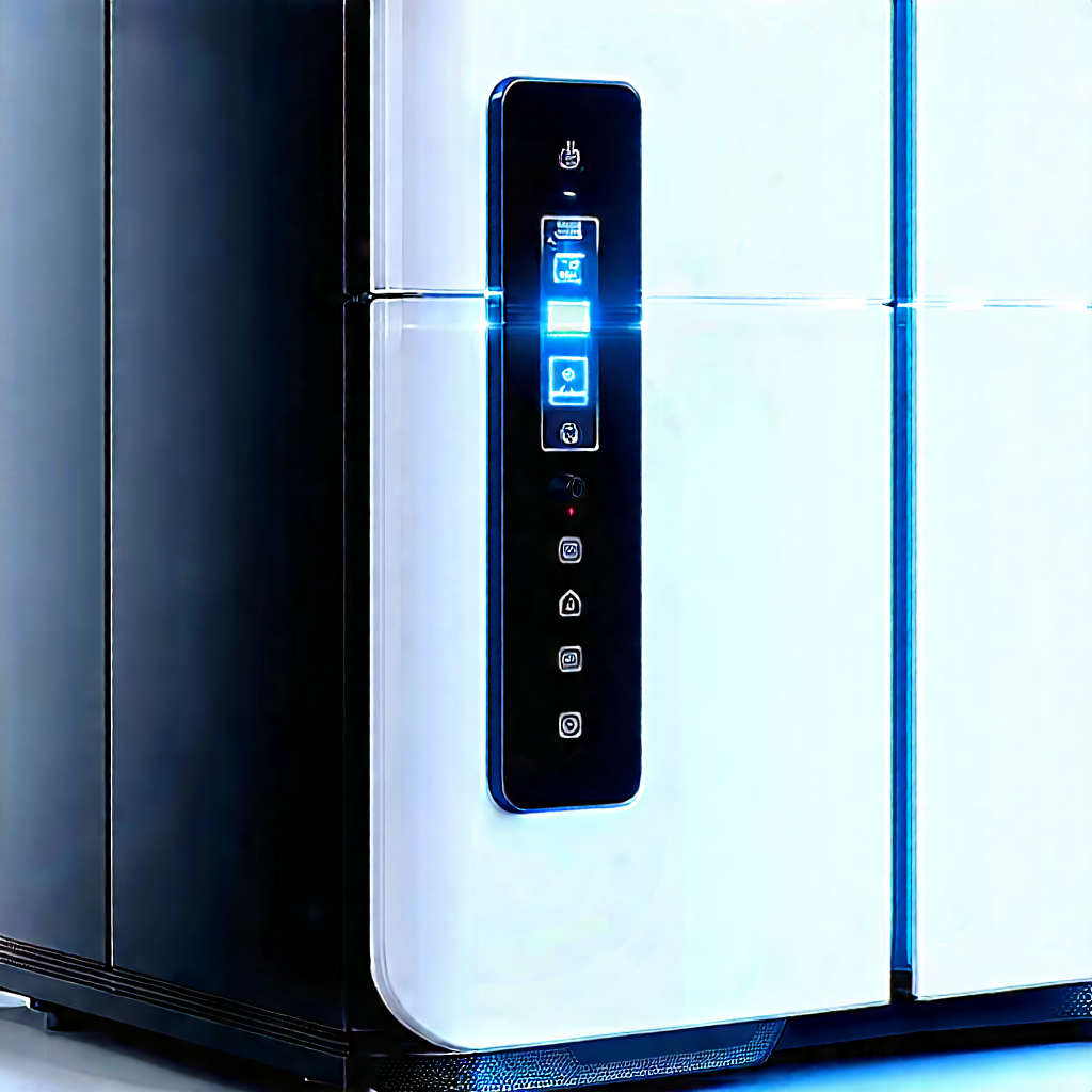 Innovative Smart Appliance Design With White Black