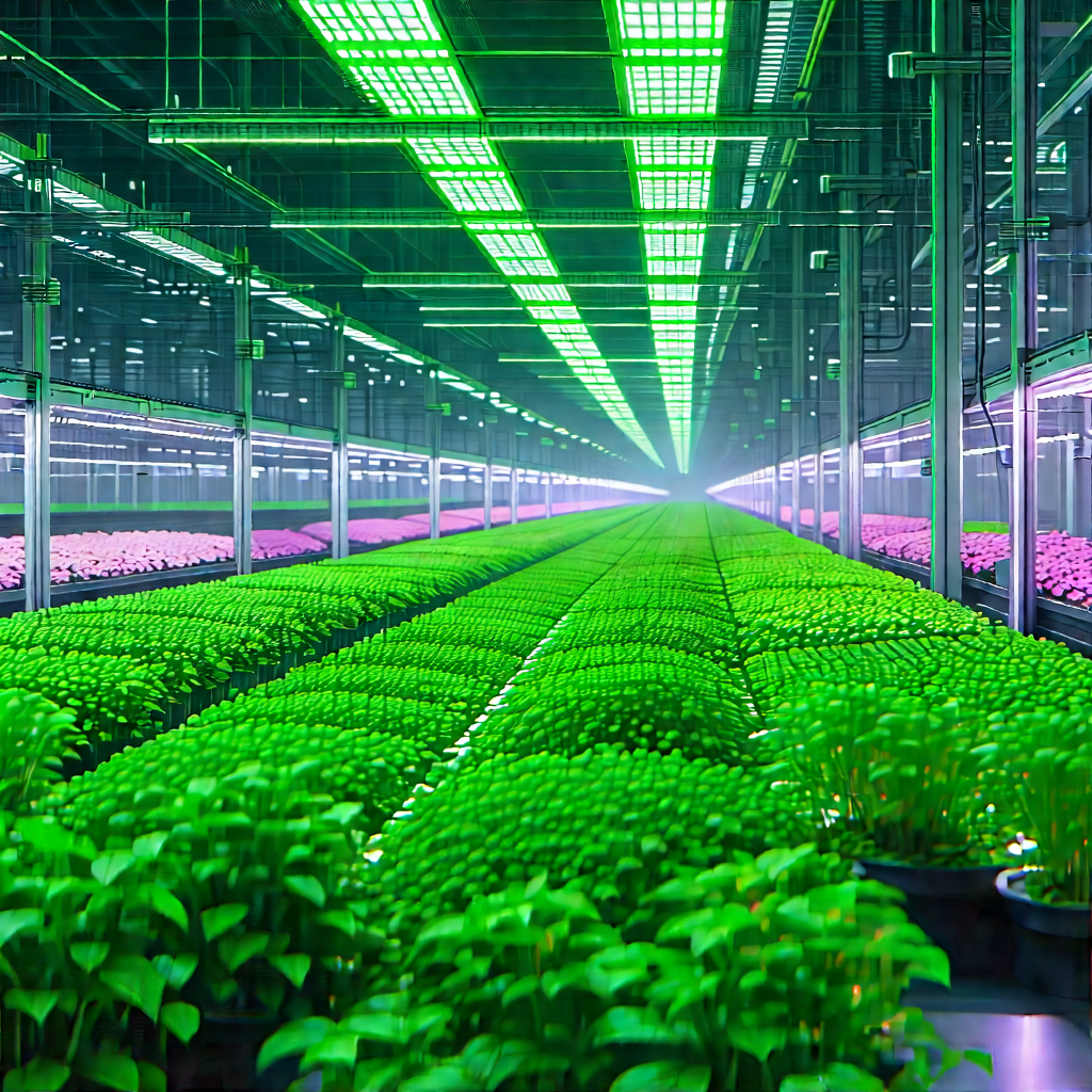 Agricultural Technology In Manufacturing Facility With Image, There
