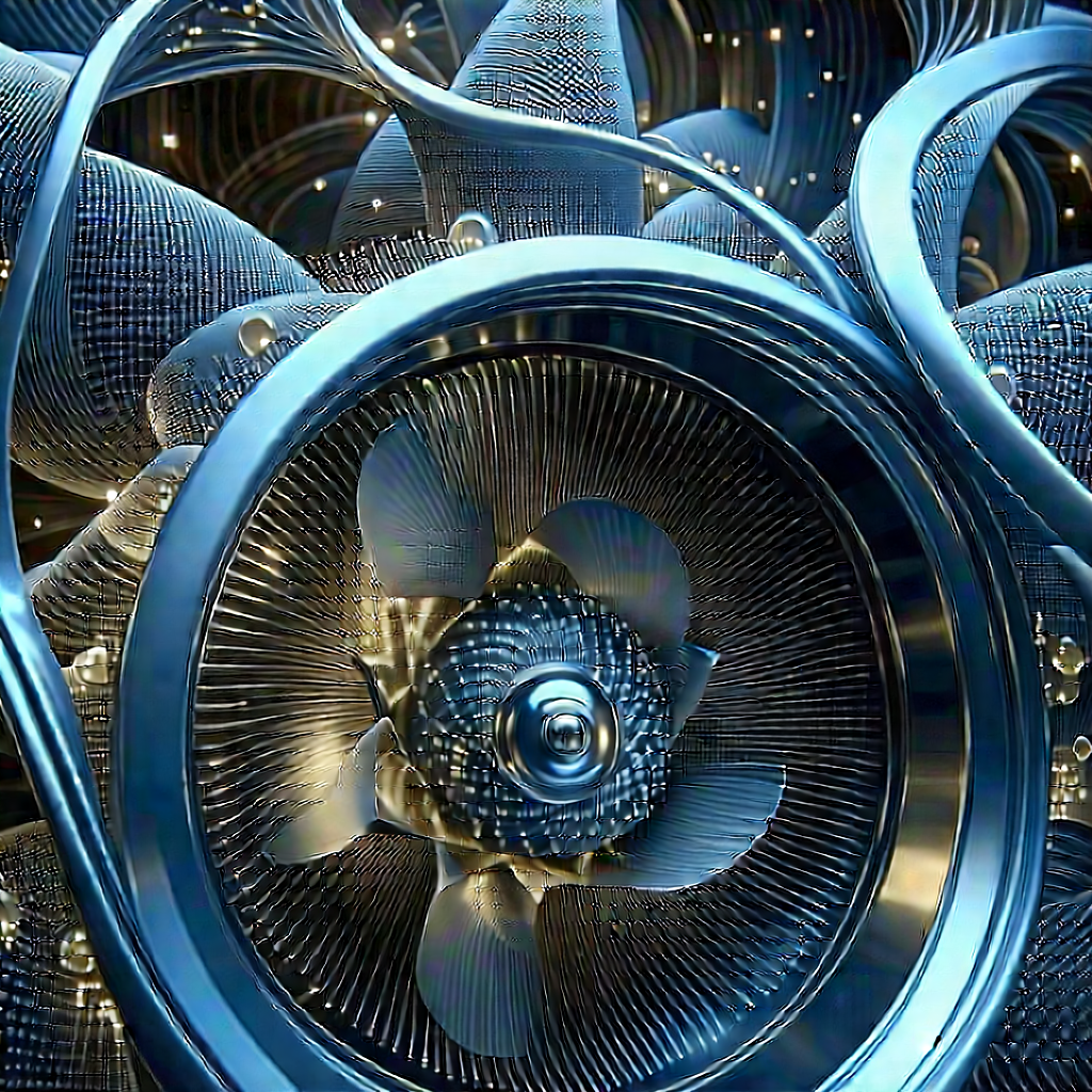 Close-up of cooling system