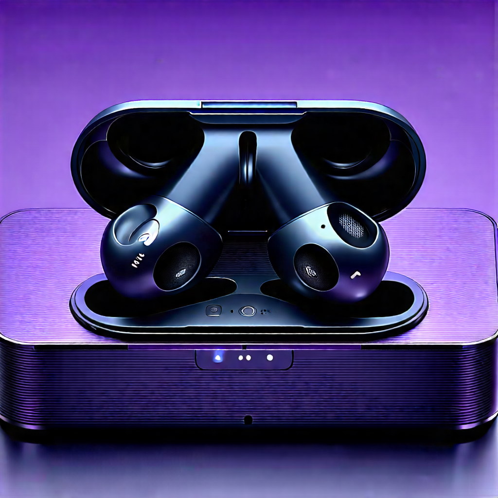 Wireless Earbuds With User Interface With Pair Black