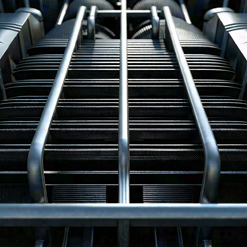 Close-up of cooling system