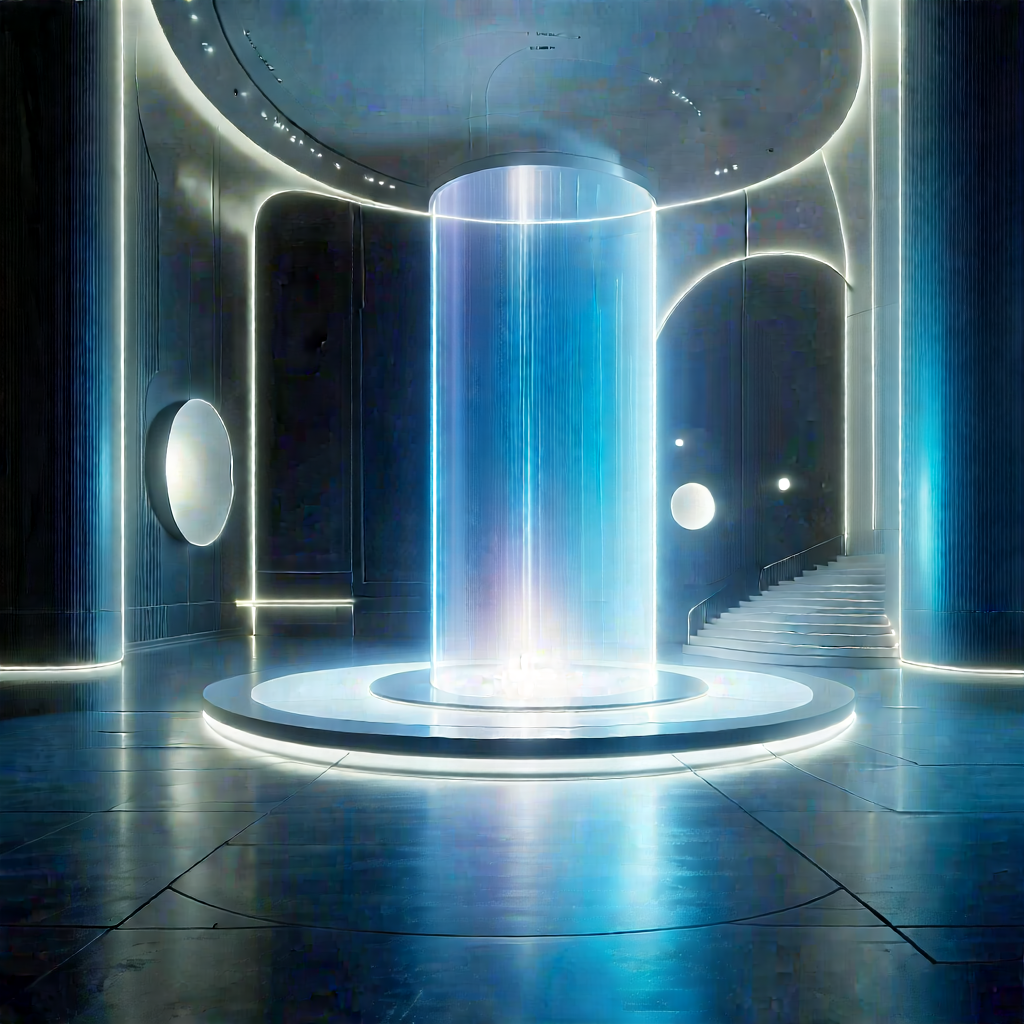 (futuristic:1.44) Innovation Hub With Image, There