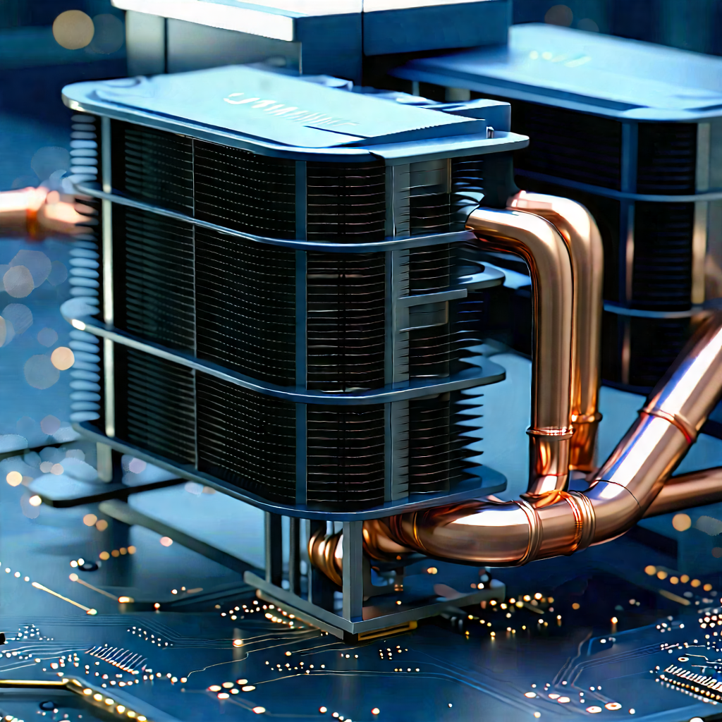 Close-up of cooling system