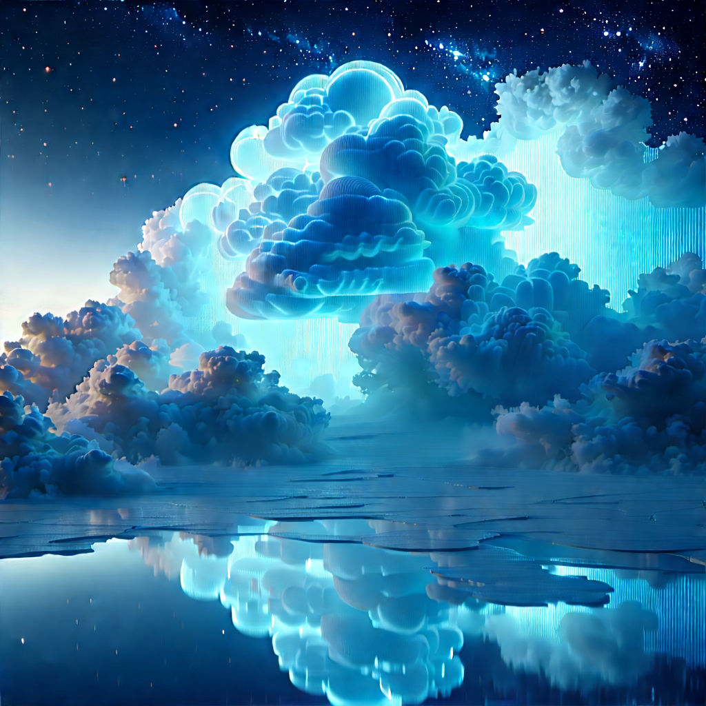 Cloud Computing Visualization With Image, There