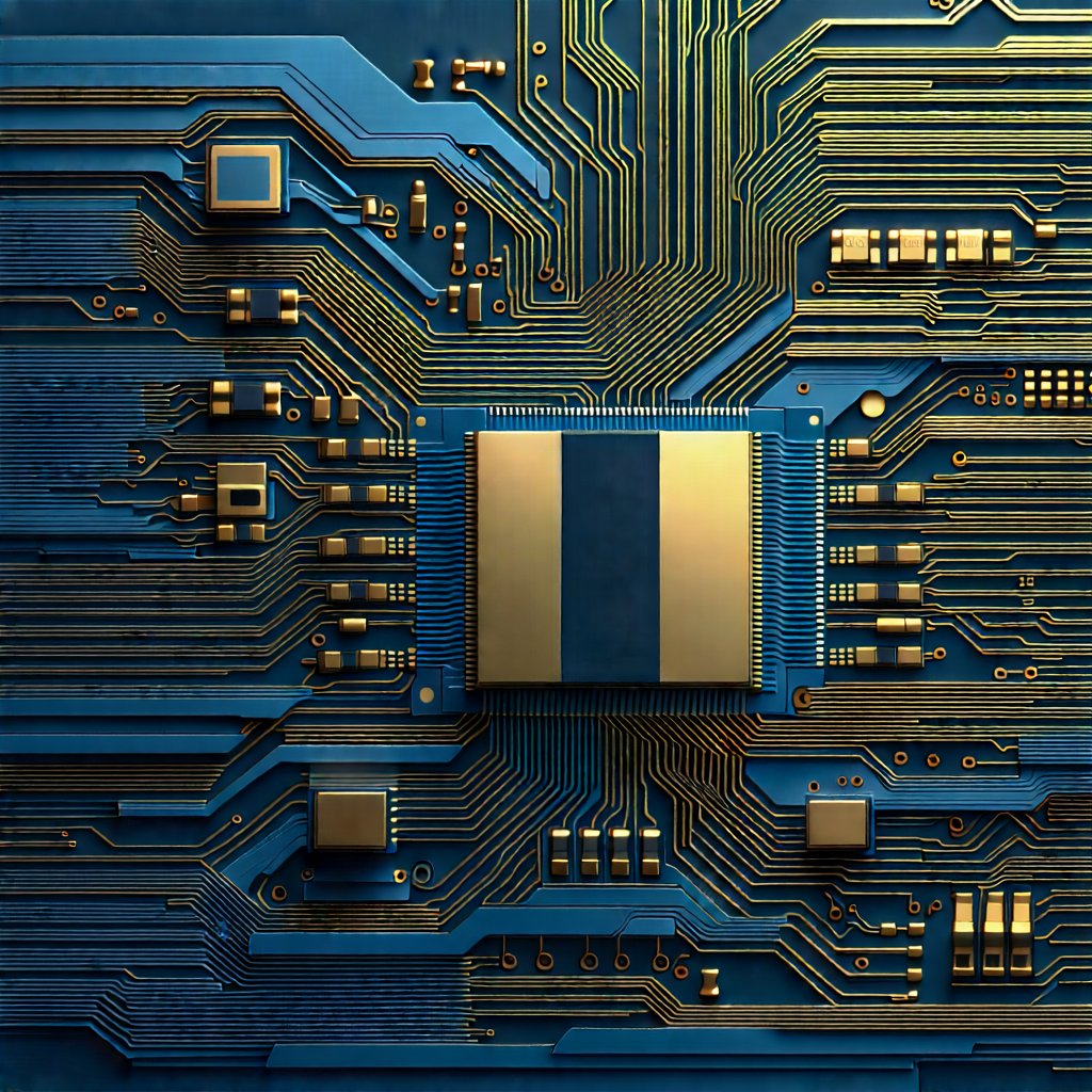 Close-up of electronic circuit