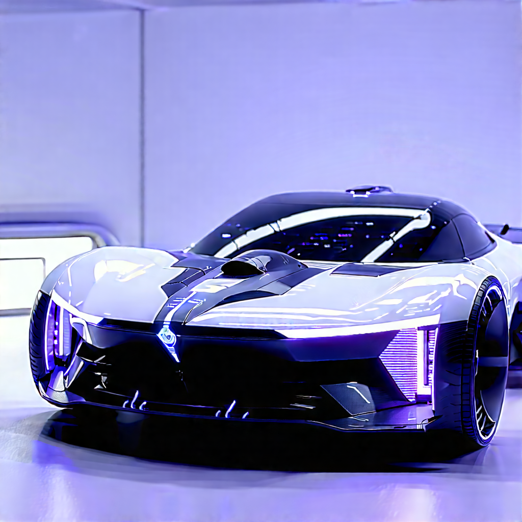 Innovative Electric Vehicle Design With Sleek, Futuristic-looking