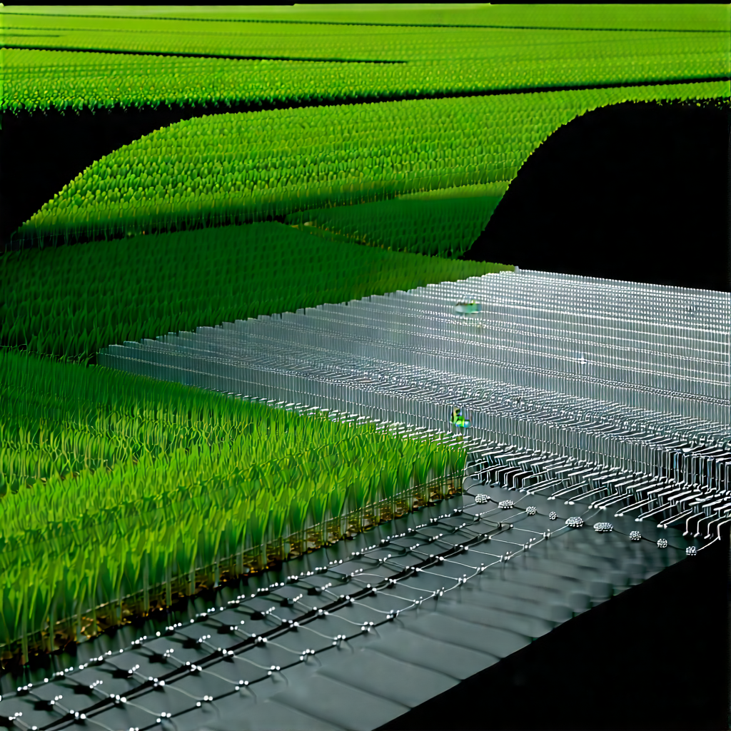Agricultural Technology In Field Deployment With Computer-generated Field