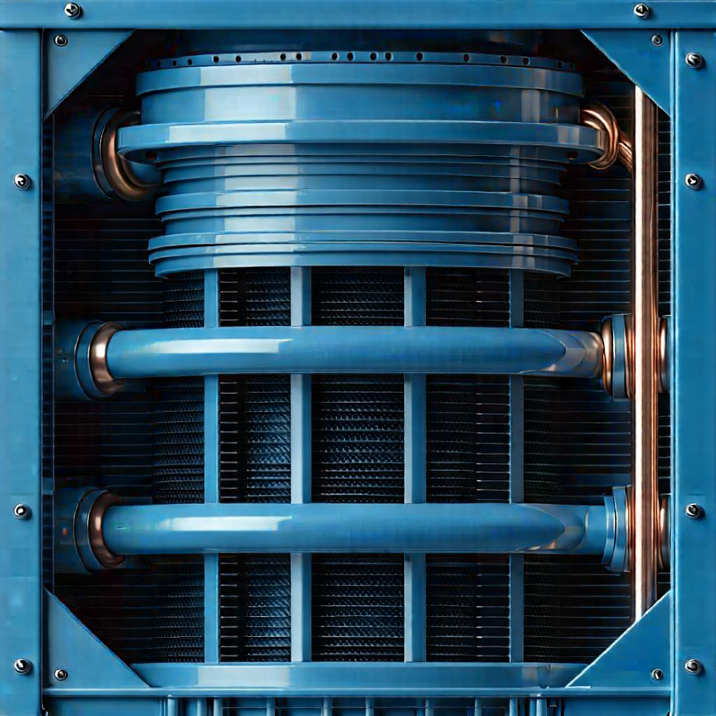 Close-up of cooling system