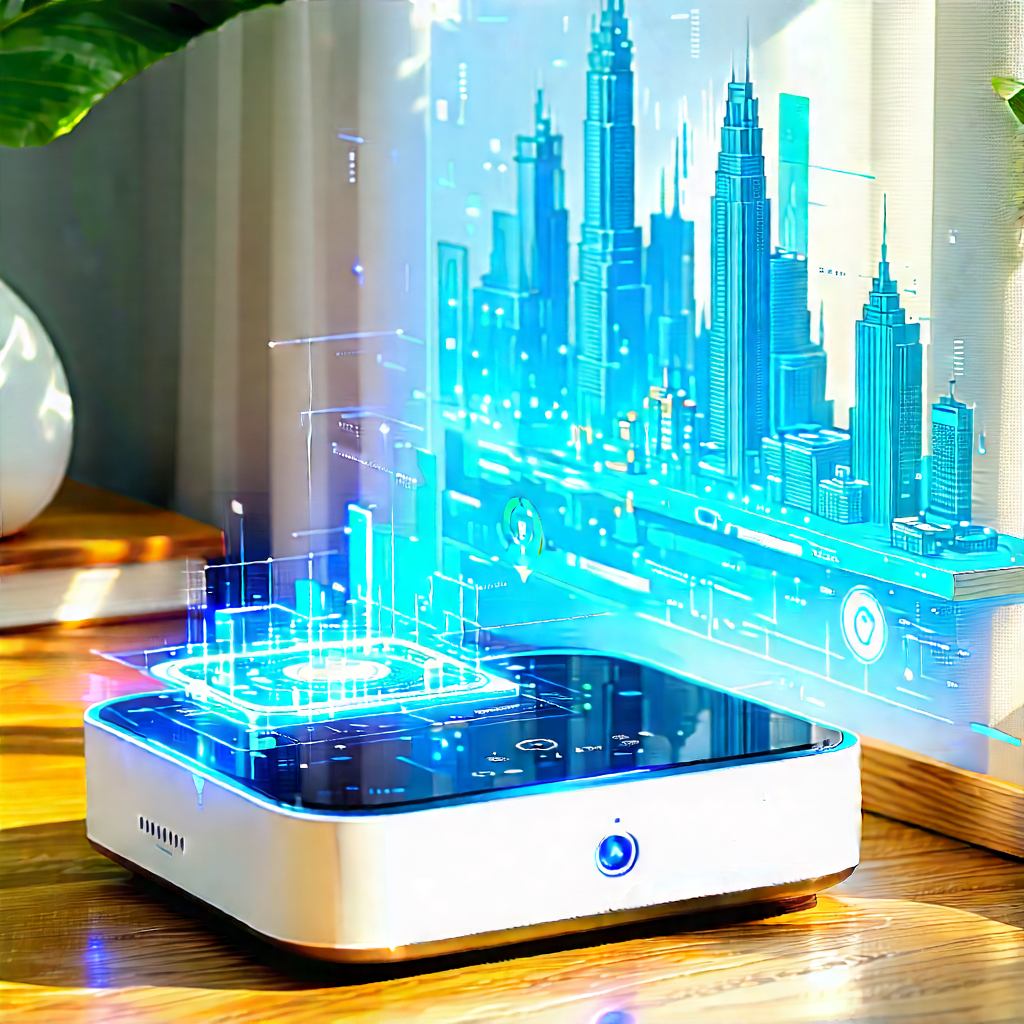 Smart home device with data visualization