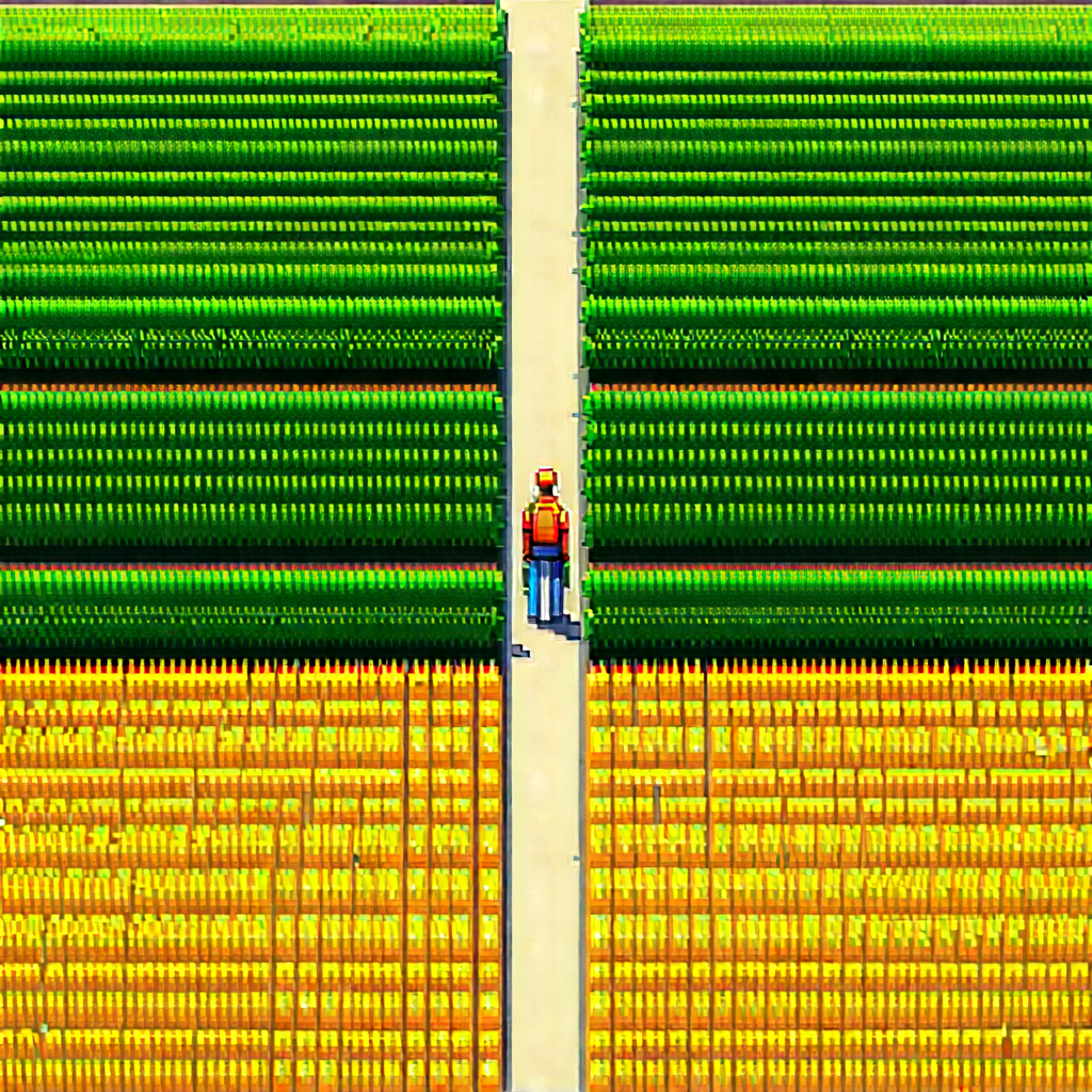 Agricultural technology in manufacturing facility