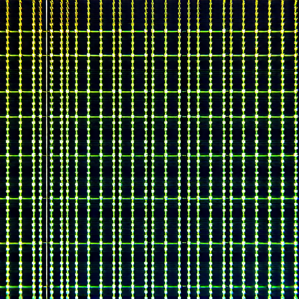 Close-up of sensor array