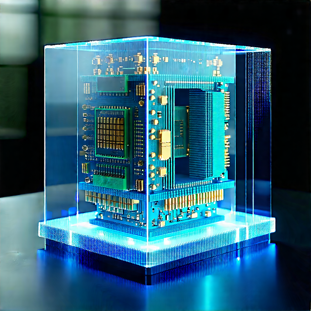 Quantum computer with laser scanning