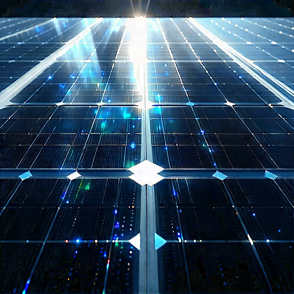 Solar Panel With Holographic Projection With Solar Panel