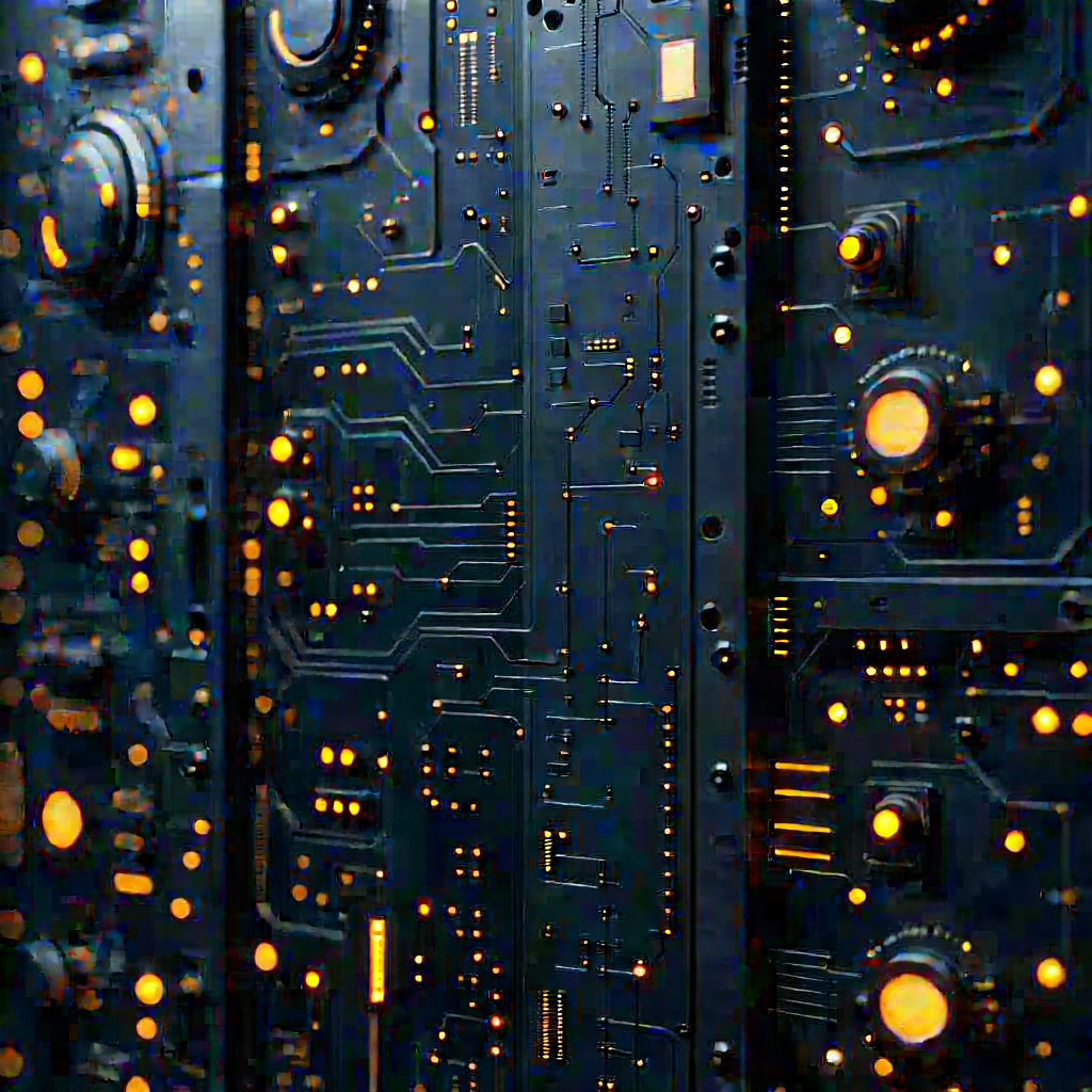 Close-up of sensor array
