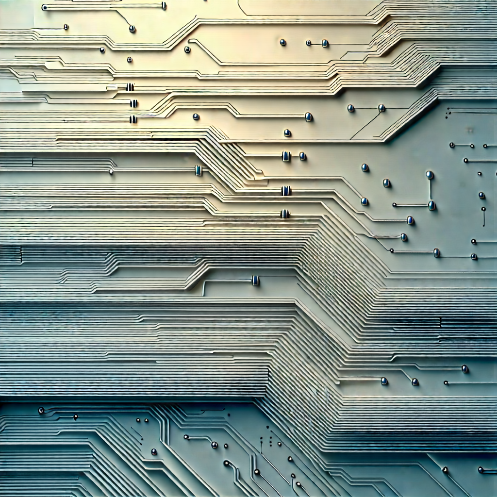 Close-up of electronic circuit