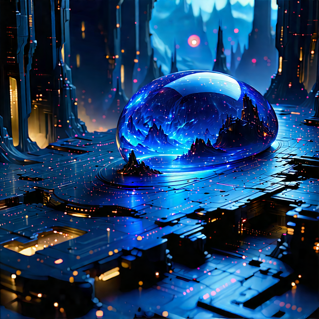 Innovative Communication Tool Design With Futuristic Scene,