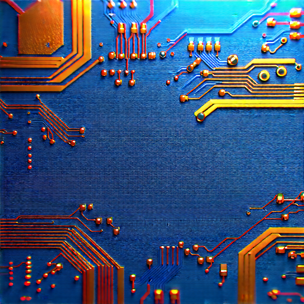 Circuit board with digital particles
