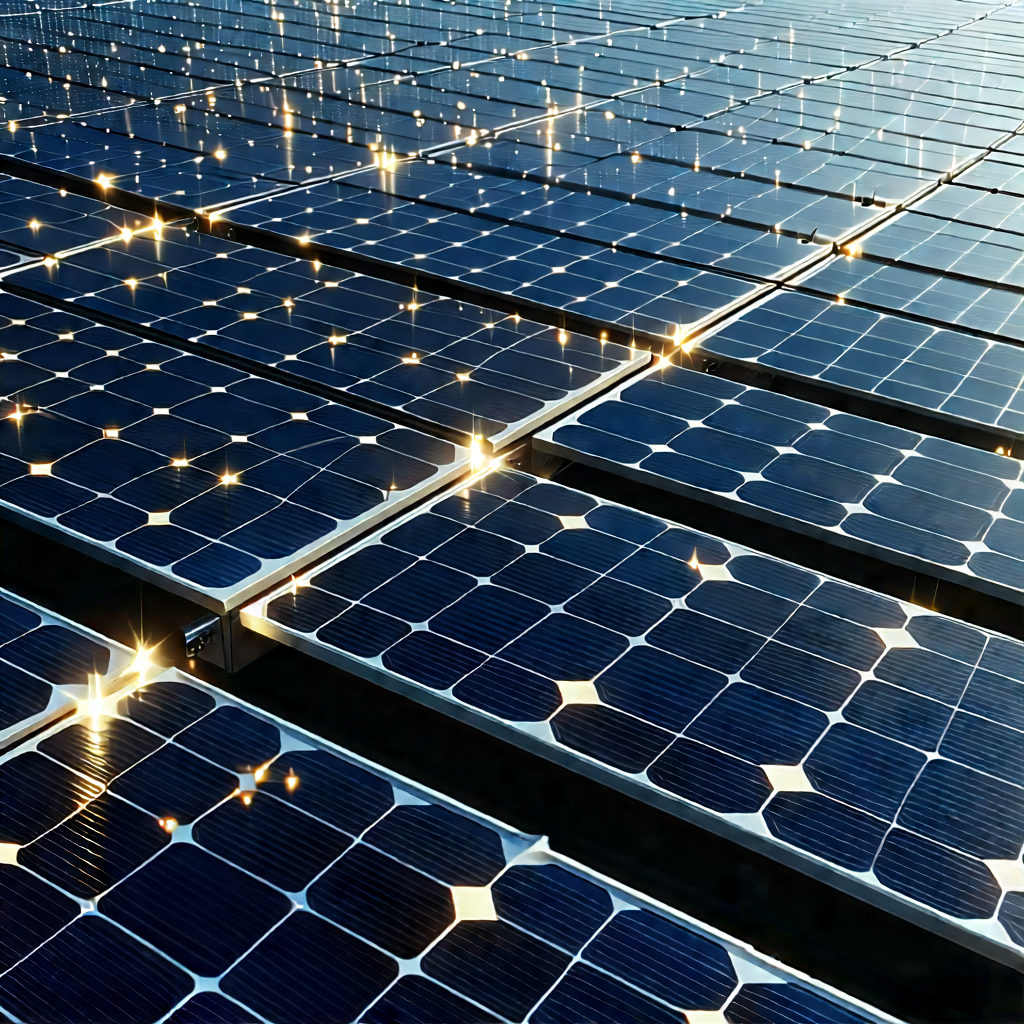 Solar Panel With Data Streams With Large Solar