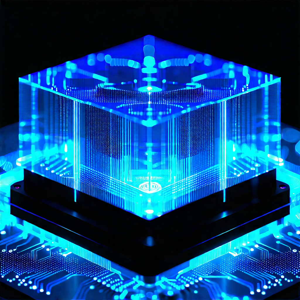 Quantum computer with holographic projection