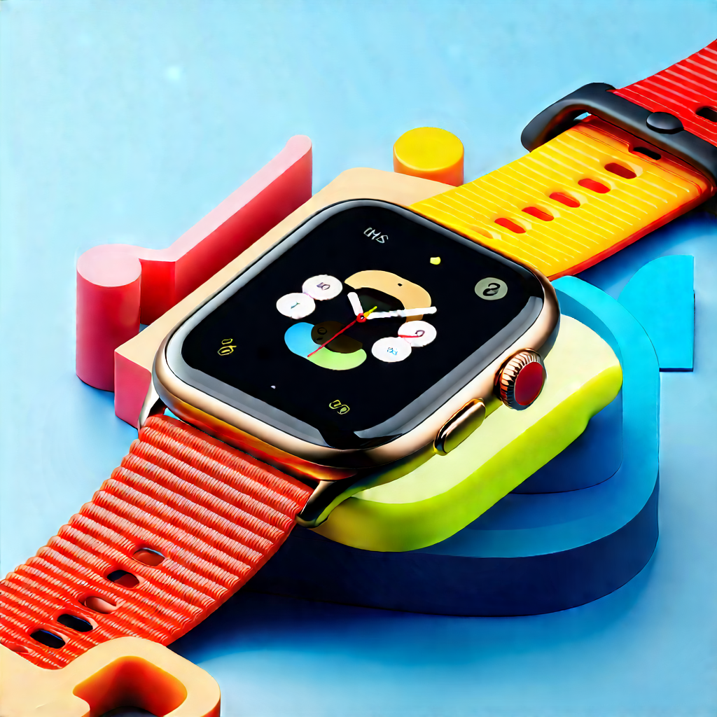 Smart Watch With (digital:1.45) Artwork With Close-up Watch