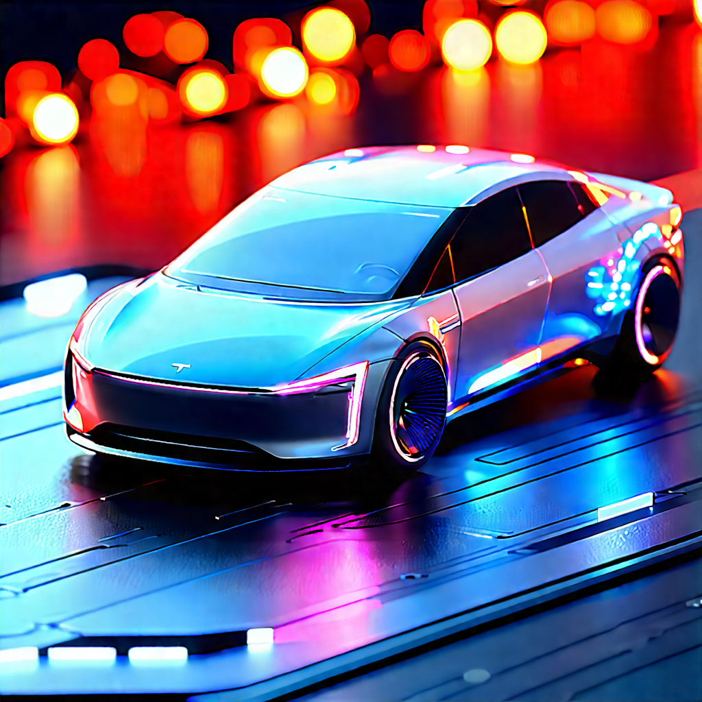 Innovative Electric Vehicle Design With Futuristic Shown