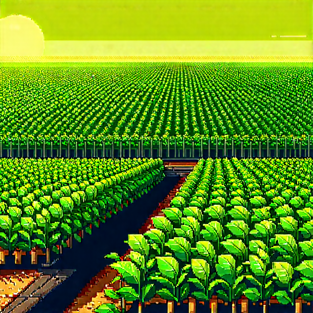 Agricultural Technology In Research Center With Computer-generated (cgi)