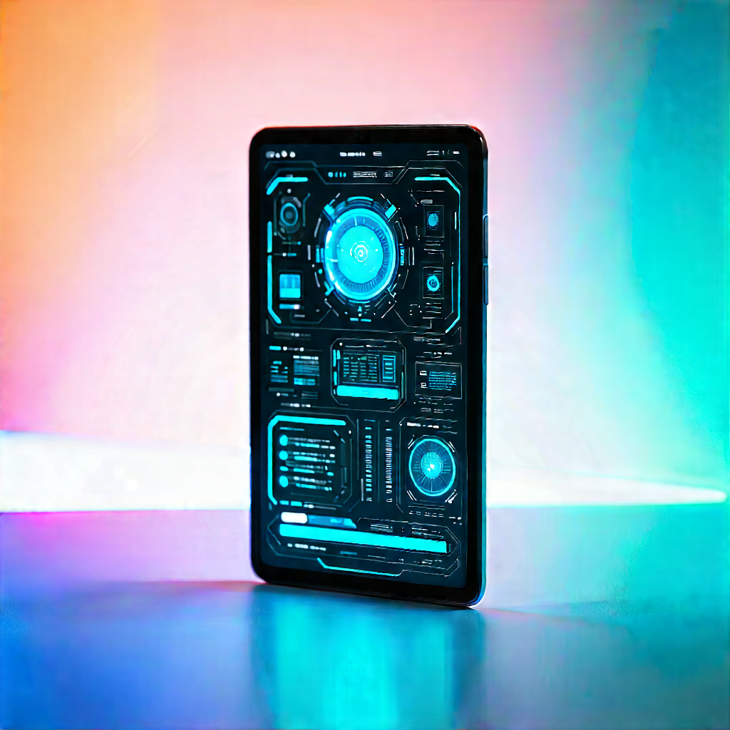 Tablet With User Interface With Cell Phone