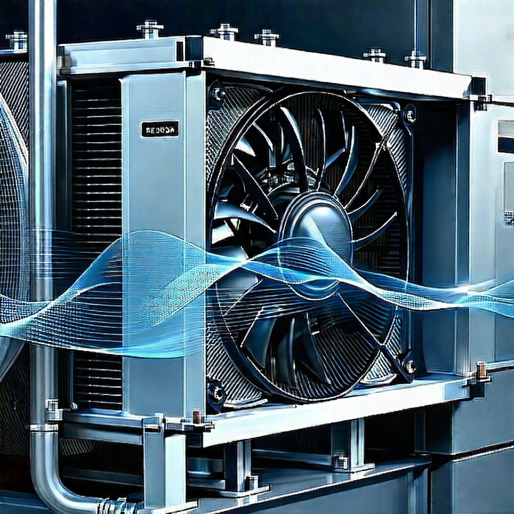 Close-up of cooling system