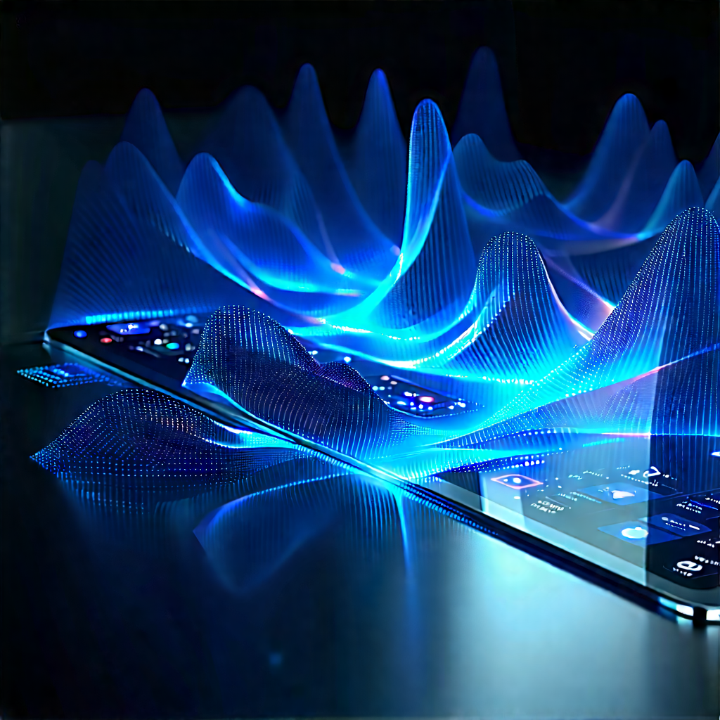 Tablet With Holographic Display With Cell Phone