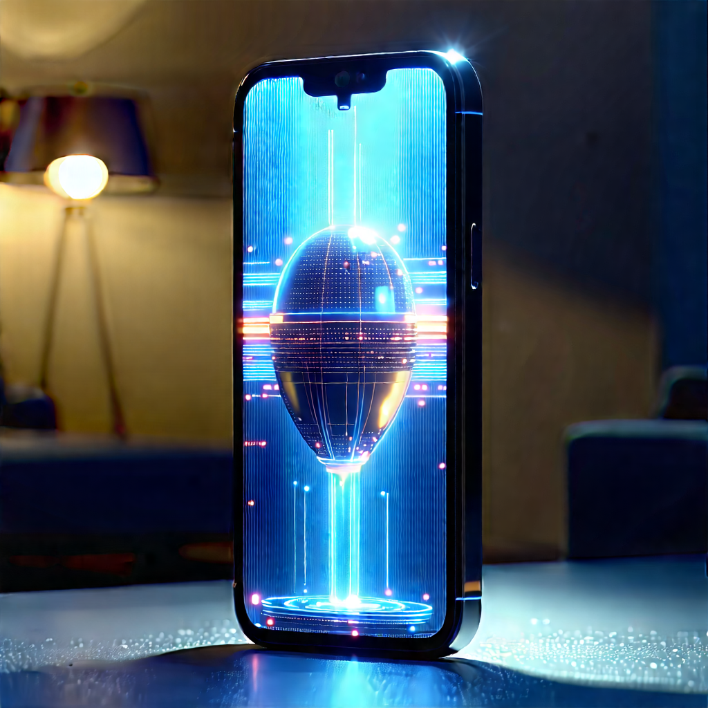 Smartphone with streaming content