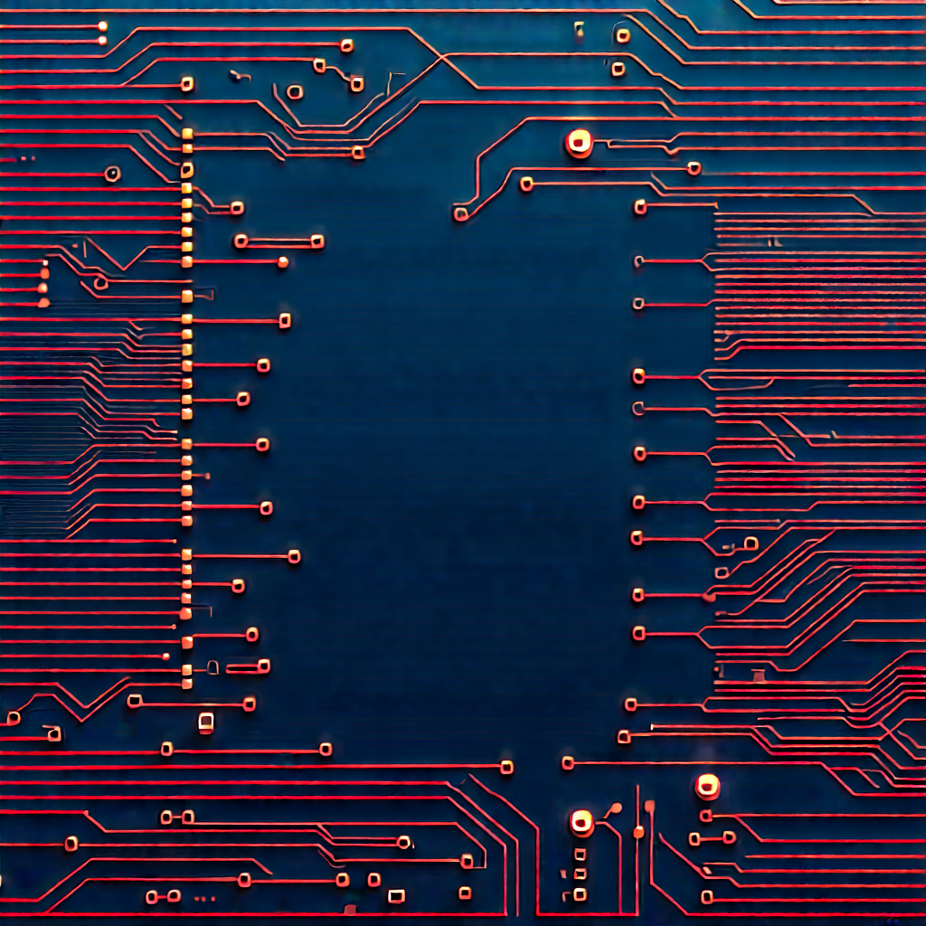 Close-up of electronic circuit