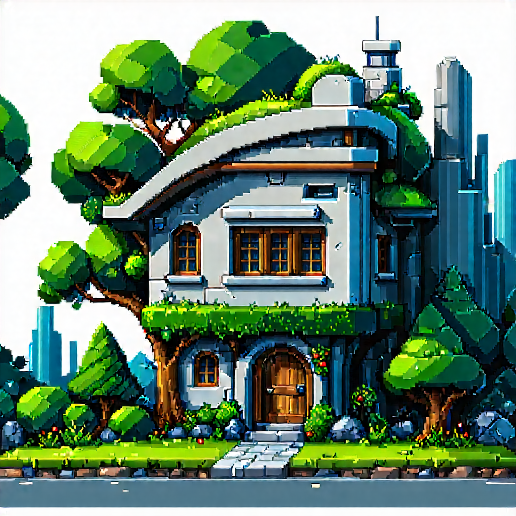 Innovative Communication Tool Design With House Depicted