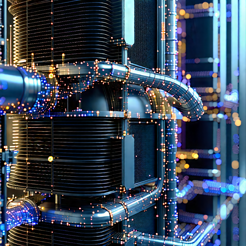 Close-up of cooling system