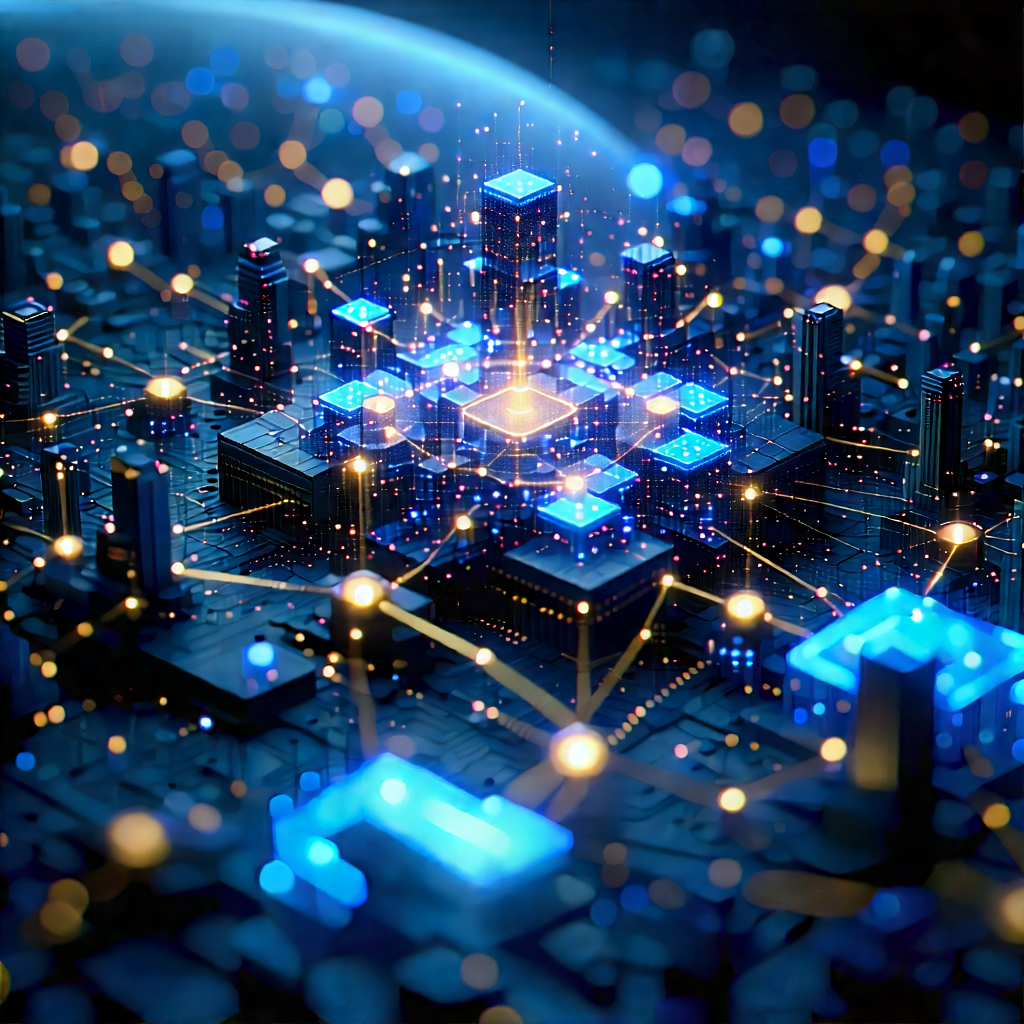 Blockchain network visualization