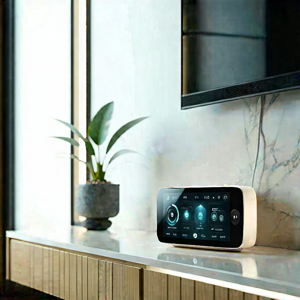 Smart Home (device:1.17) With User Interface With Modern Home