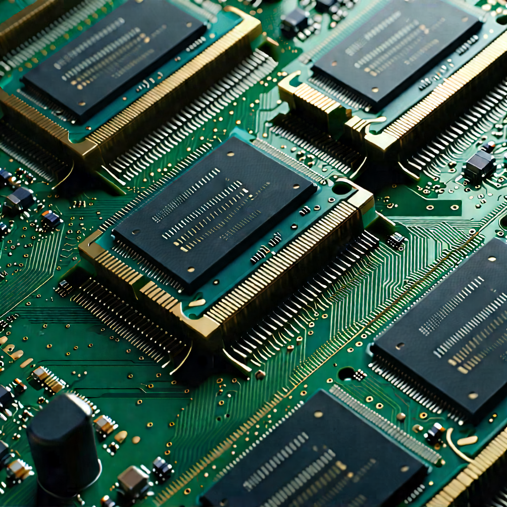 Close-up of memory module