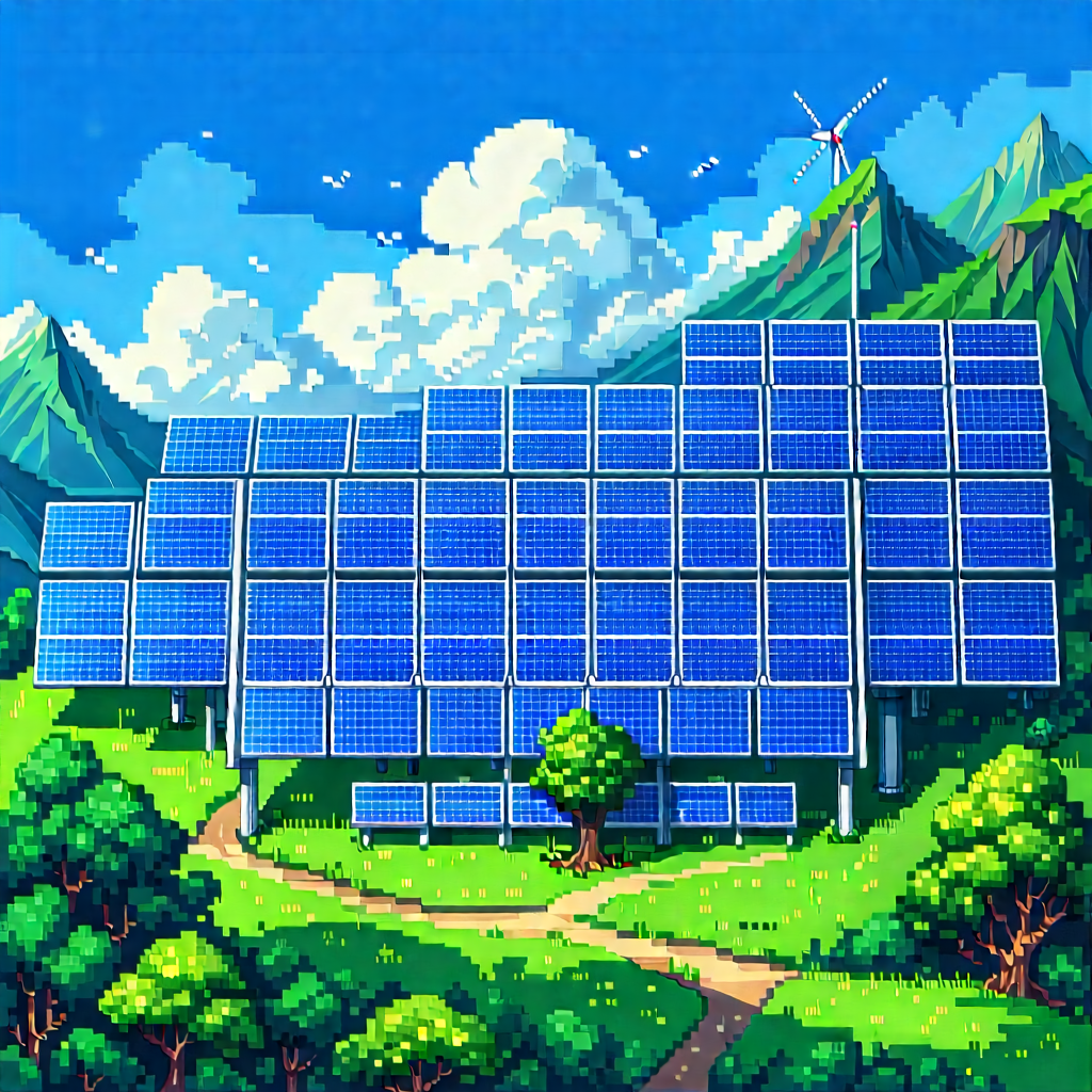 Innovative Renewable Energy Design With Image, There