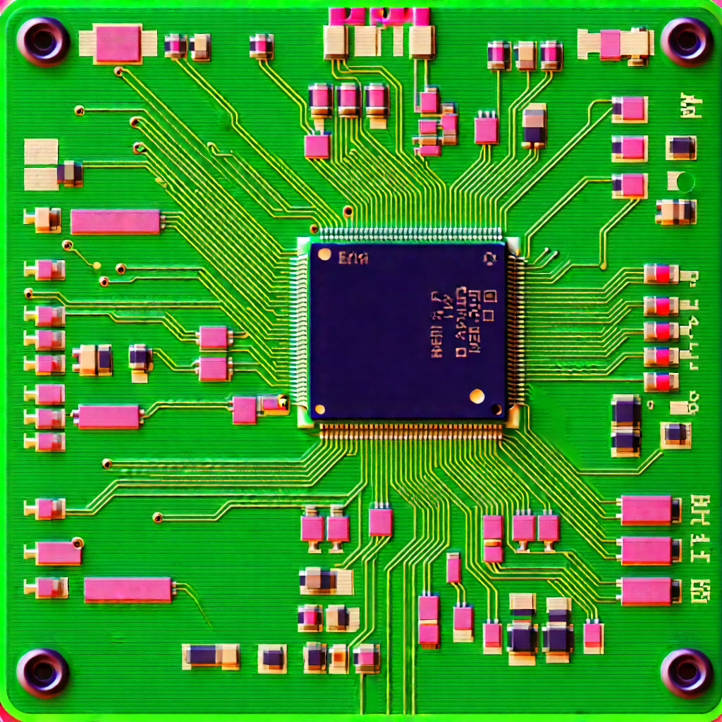 Circuit board with laser scanning