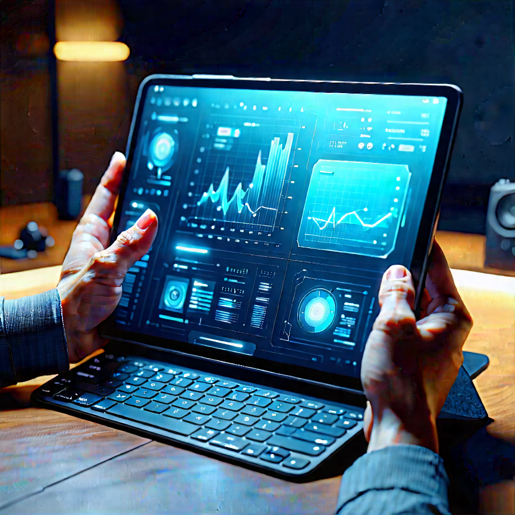 Tablet with user interface